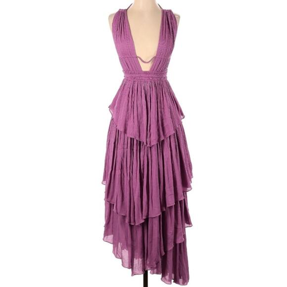 Free People Asymmetrical Dress in Purple - Picture 1 of 7